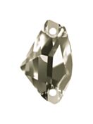 Galactic sew-on stone flat 2 hole 19x12mm Crystal Satin