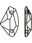 Galactic sew-on stone flat 2 hole 19x12mm Crystal Ocean Delite